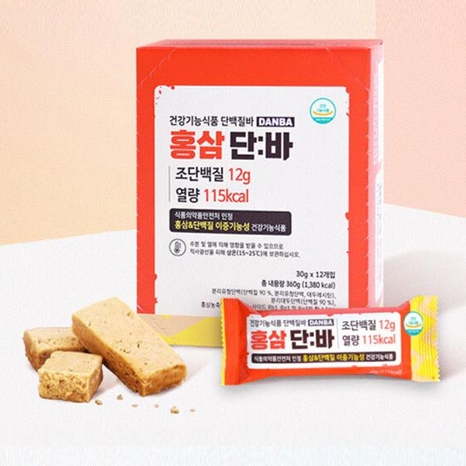 [DANBA] 홍삼단바 30G X 12개입 + 선물용 쇼핑백