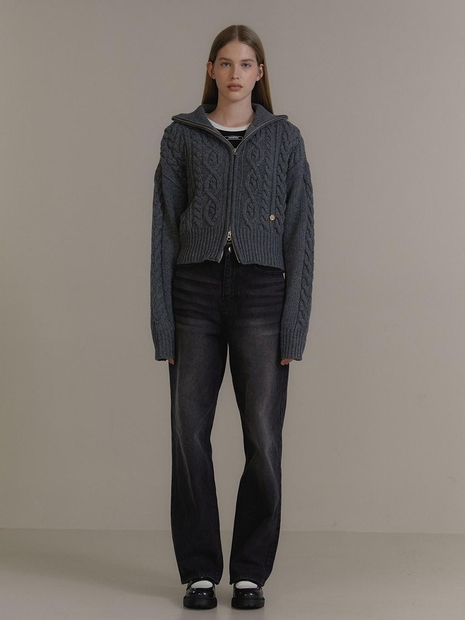 ANOETIC SEMI WIDE JEANS_BLACK