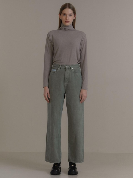 ANOETIC COLOR DENIM JEAN_GREEN