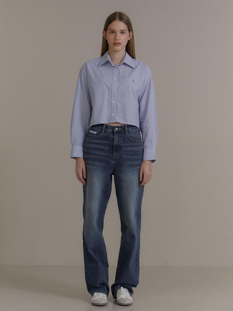ANOETIC SEMI WIDE JEANS_BLUE