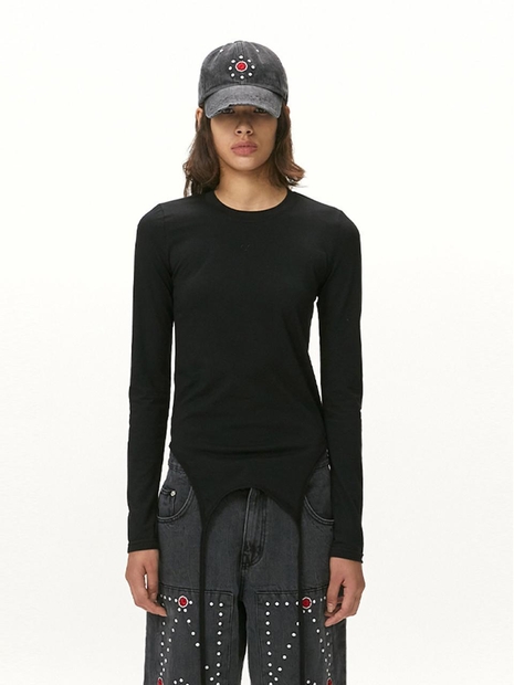 TWO-WAY LAYER TOP / BLACK
