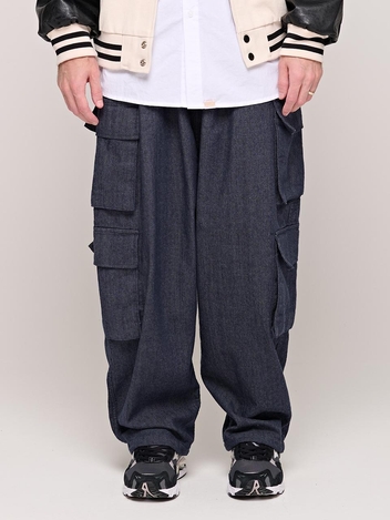 CB DENIM CARGO PANTS (BLUE)
