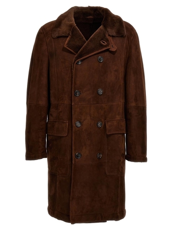 브루넬로쿠치넬리 Double breast fur coat MPMLP1880C8833