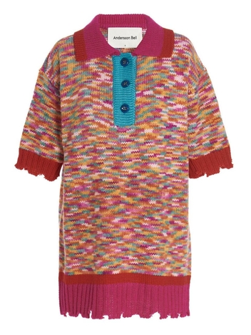 앤더슨벨 Portela polo shirt ATB767WMLTPNK