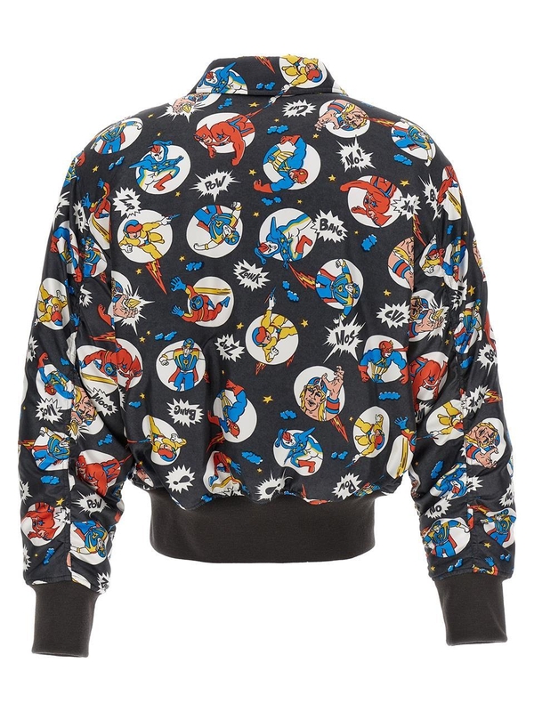 모스키노 Fantasy Cartoon bomber jacket A062870581888