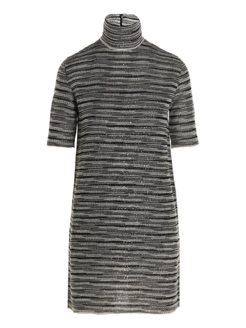 미쏘니 Sequin knit dress DS22WG2DBK019NS91D1