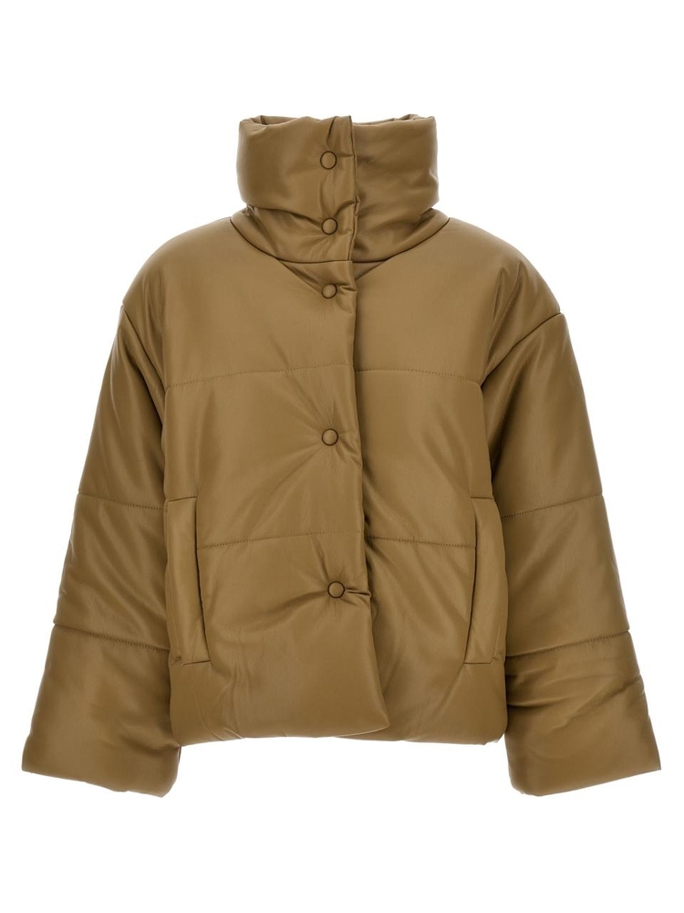 나누슈카 Hide down jacket  NW23PFOW00765KHAKI