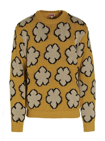 겐조 All-Over Boke Flower sweater FD55PU3563CI40