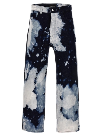 어콜드워 Hand Bleached Wide Leg jeans ACWMJS033BLEWSH