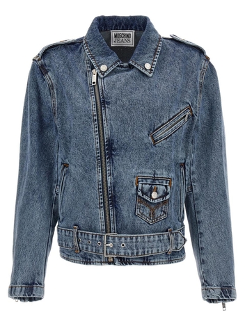 모스키노 Crystal denim jacket J050982351281