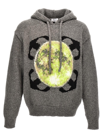 오프 화이트 Arrow Moon hooded sweater OMHU010F23KNI00277107710