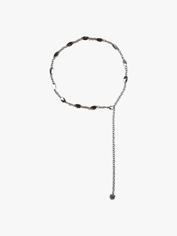ROSE CHAIN BELT_SILVER
