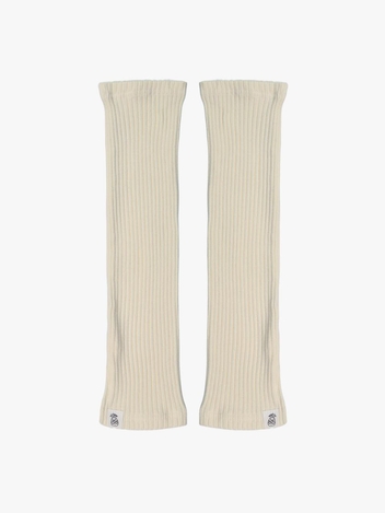 SLIT KNIT LEG WARMER_IVORY