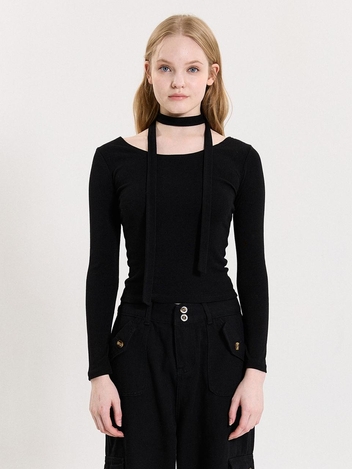TIE SET T-SHIRT_BLACK