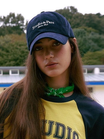 (UNI) Corduroy Ball Cap_Navy