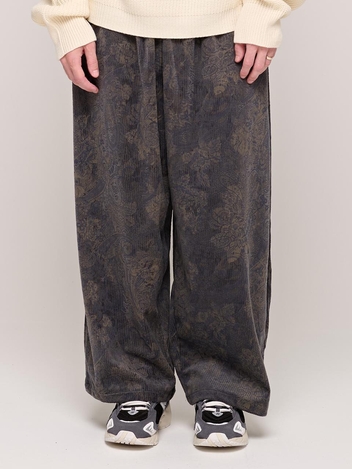 CB CORDUROY WIDE PANTS (CHARCHOL)