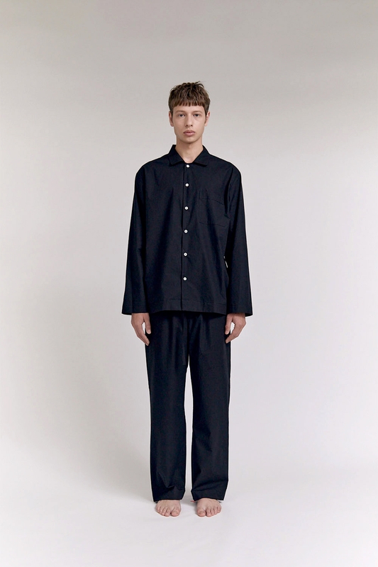 [Hanssem] 100% Cotton Pajamas for Unisex (Black)