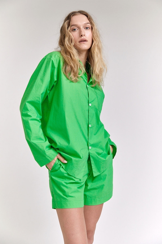 [Hanssem] 100% Cotton Pajamas for Unisex (Green)