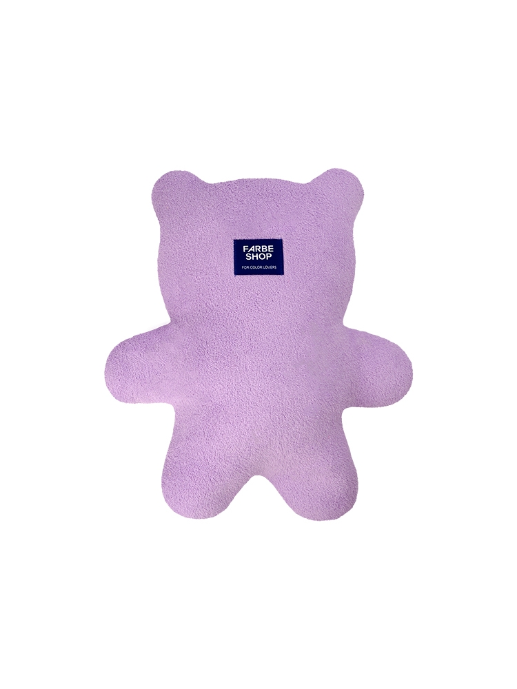 JELLY BEAR CUSHION GRAPE