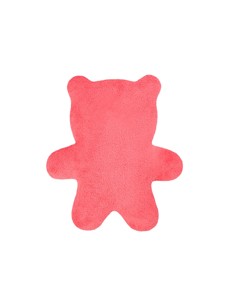 JELLY BEAR CUSHION RASPBERRY