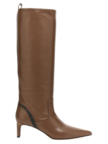 브루넬로쿠치넬리 Monile Boots, Ankle Boots Brown MZNAC2509C8772