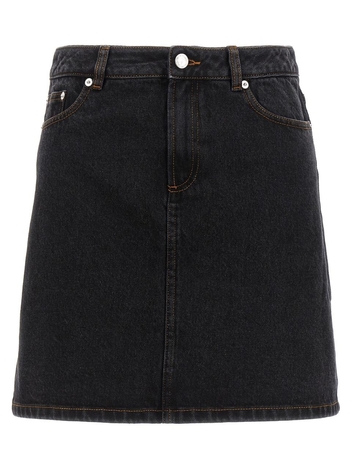 아페쎄 Standard Skirts Black COGUIF06094LZE