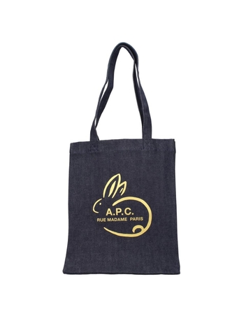 아페쎄 Shoulder bags Fabric Blue Jeans 307476