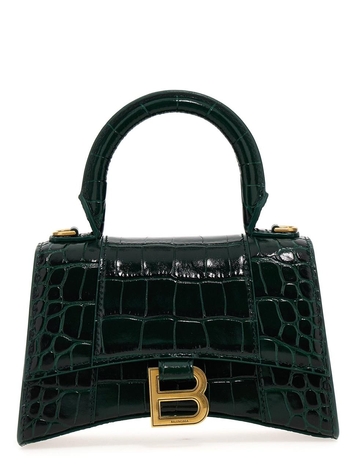 발렌시아가 Hourglass Xs Hand Bags Green 5928331LRGM3011