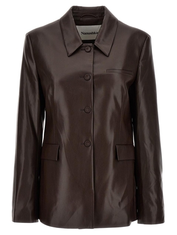 나누슈카 Hadasa Jackets Brown NW23PFOW00578COFFEEGROUND