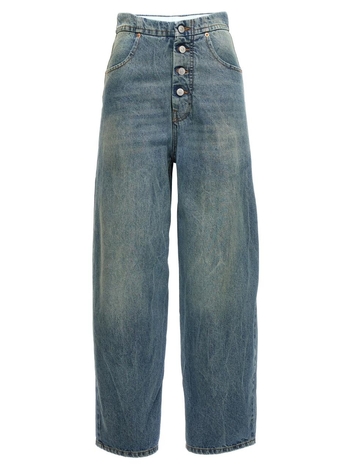 MM6 메종 마르지엘라 Carrot Denim Jeans Blue S52LA0209S30828963
