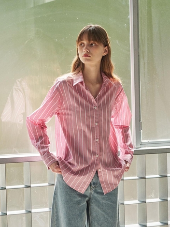 Stripe shirts (Deep Pink)