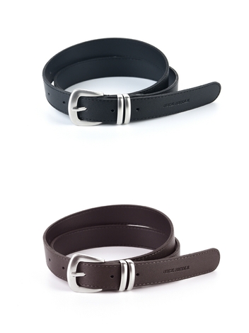 NICOLE BOLD METAL LEATHER BELT_2 COLOR