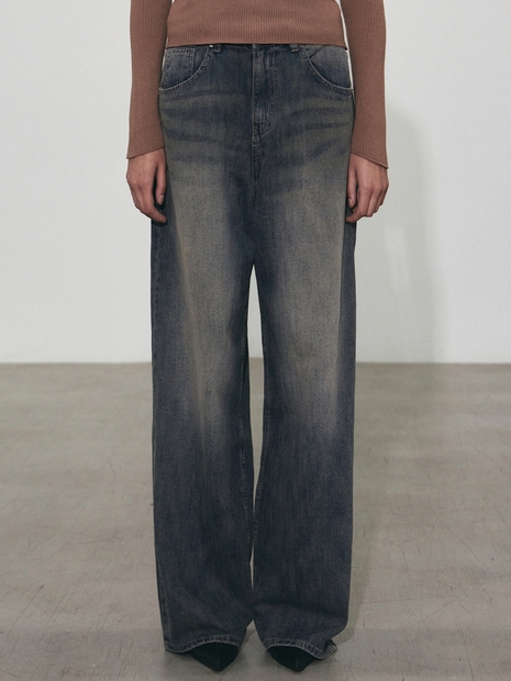 NEWTRO WASHING WIDE PANTS_BLUE