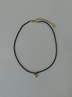 bumpy spinel necklace - gold