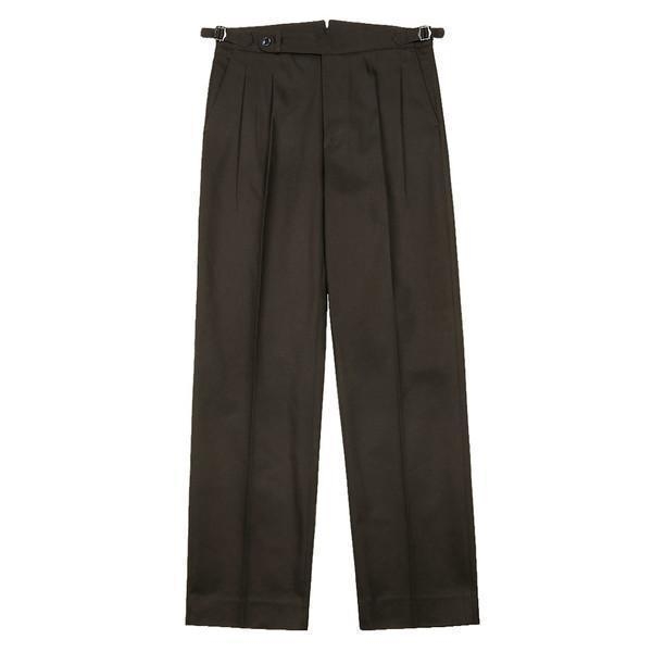 Reve Cotton Washed Trousers (Charcoal)