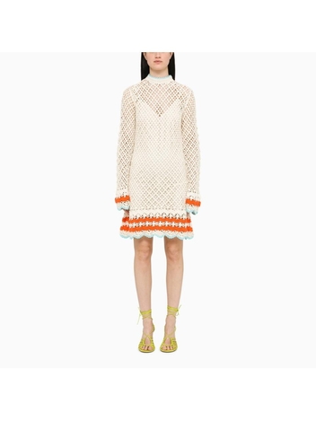 스포트막스 Sportmax Multicolour crochet Freccia short dress FRECCIACR