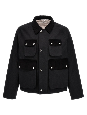 톰 브라운 Field Casual Jackets, Parka Black MOT084CF0253001