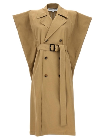 제이더블유앤더슨 Sleeveless Double-Breasted Trench Coat Coats, Trench Coats Beige CO0279PG1410130