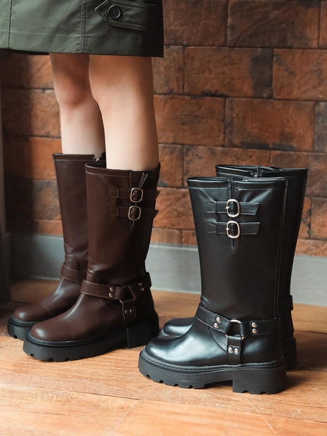 cel3052 biker mid boots _ 2colors