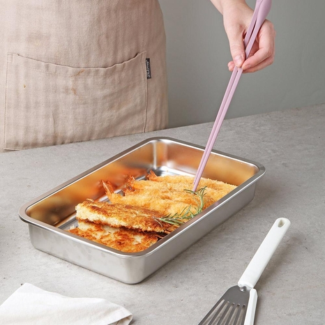 [레벤호프]전자레인지 스텐 밀폐용기(바트직사각2500ml)