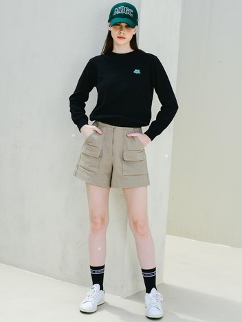 Fleece Twill Pocket Shorts 피치기모 포켓숏츠_D.BEIGE
