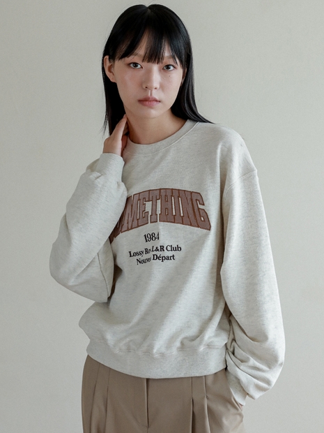 Lossy Something Sweatshirt_oatmeal