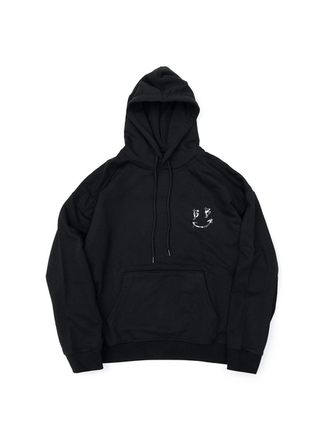 BBD Leopard Classic Smile Logo Hoodie (Black)