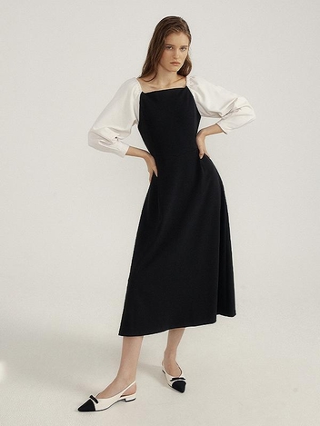 Princess Square One Piece (black)