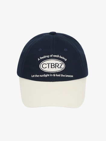 CTBRZ 배색 볼캡_NAVY