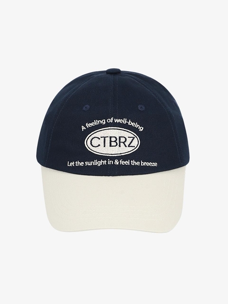 CTBRZ 배색 볼캡_NAVY