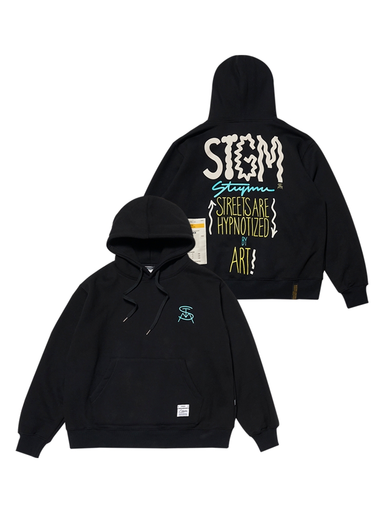 MEMORY OVERSIZED HOODIE BLACK