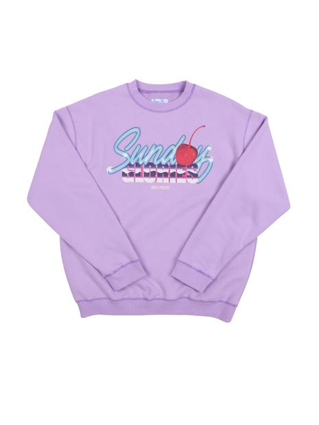SUNDAY GLORIES SWEATSHIRTS -L.PURPLE