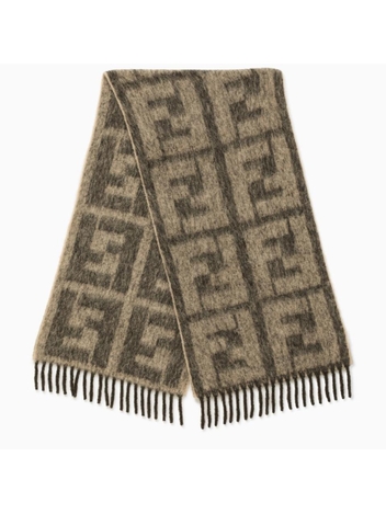 펜디 FENDI Beige aplaca scarf FXS729APWA