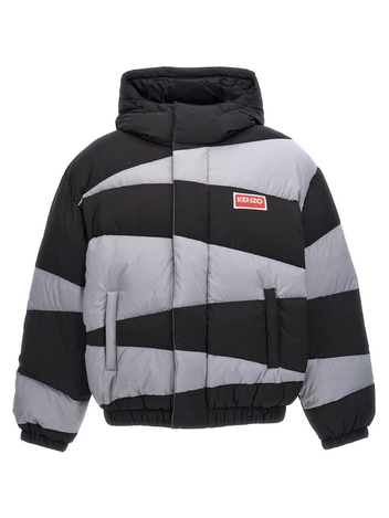 겐조 Kenzo Dazzle Stripe down jacket FD65OU1379NC99J
